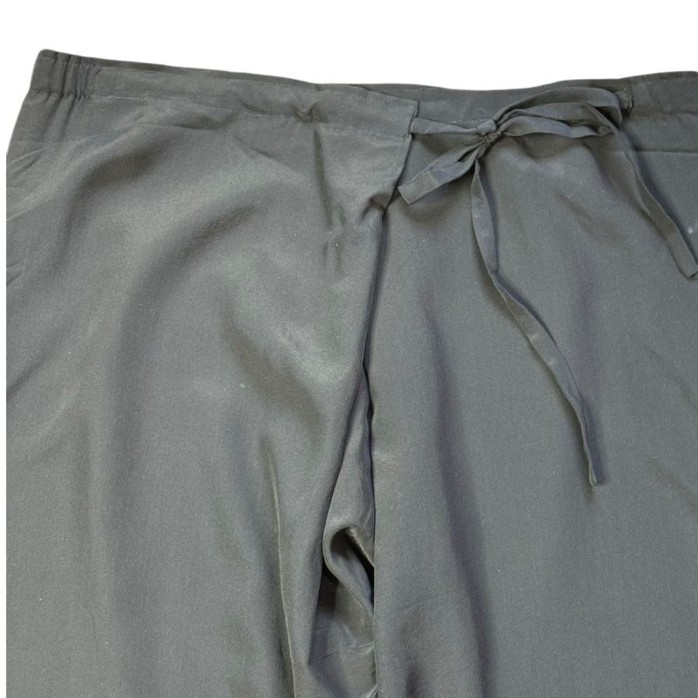 Shanghai Tang Silk Drawstring Pants Size M - image 2